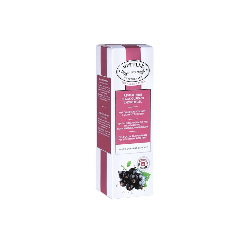 METTLER 1929 gel douche revitalisant cassis 200 ml