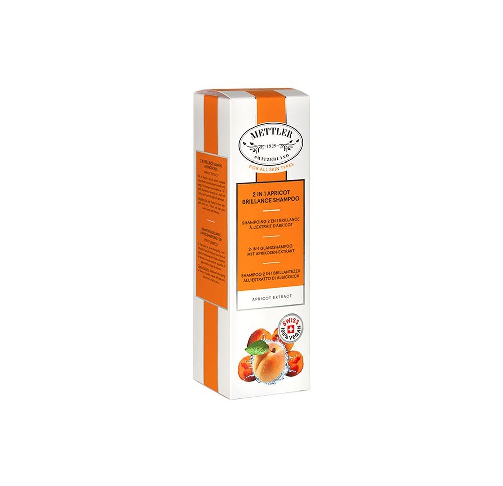 METTLER 1929 shampoing 2 en 1 abricot 200 ml