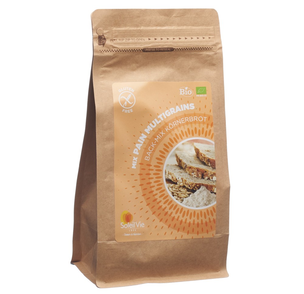 SOLEIL VIE mix pain multigrains bio sa glut 500 g