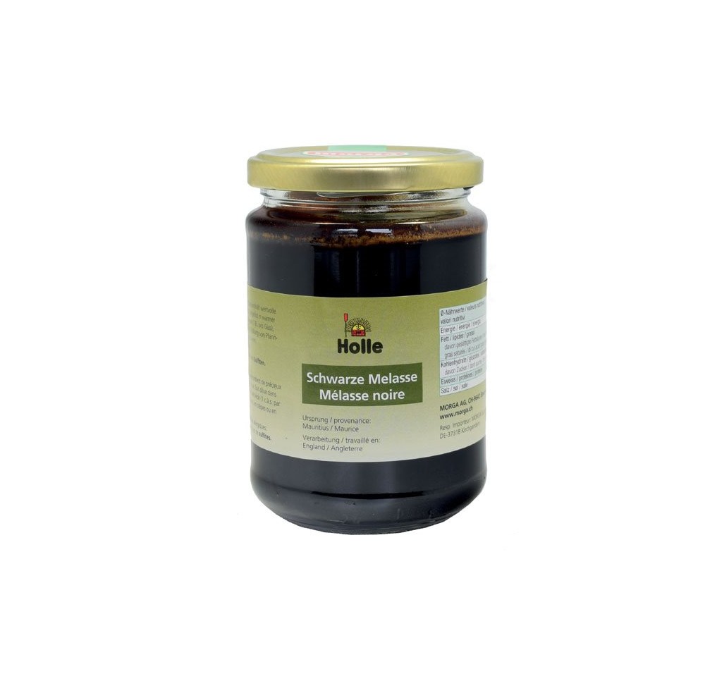 MORGA mélasse noire liquide verre 450 g