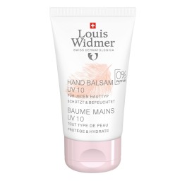 WIDMER baume mains UV10 sans parfum 50 ml