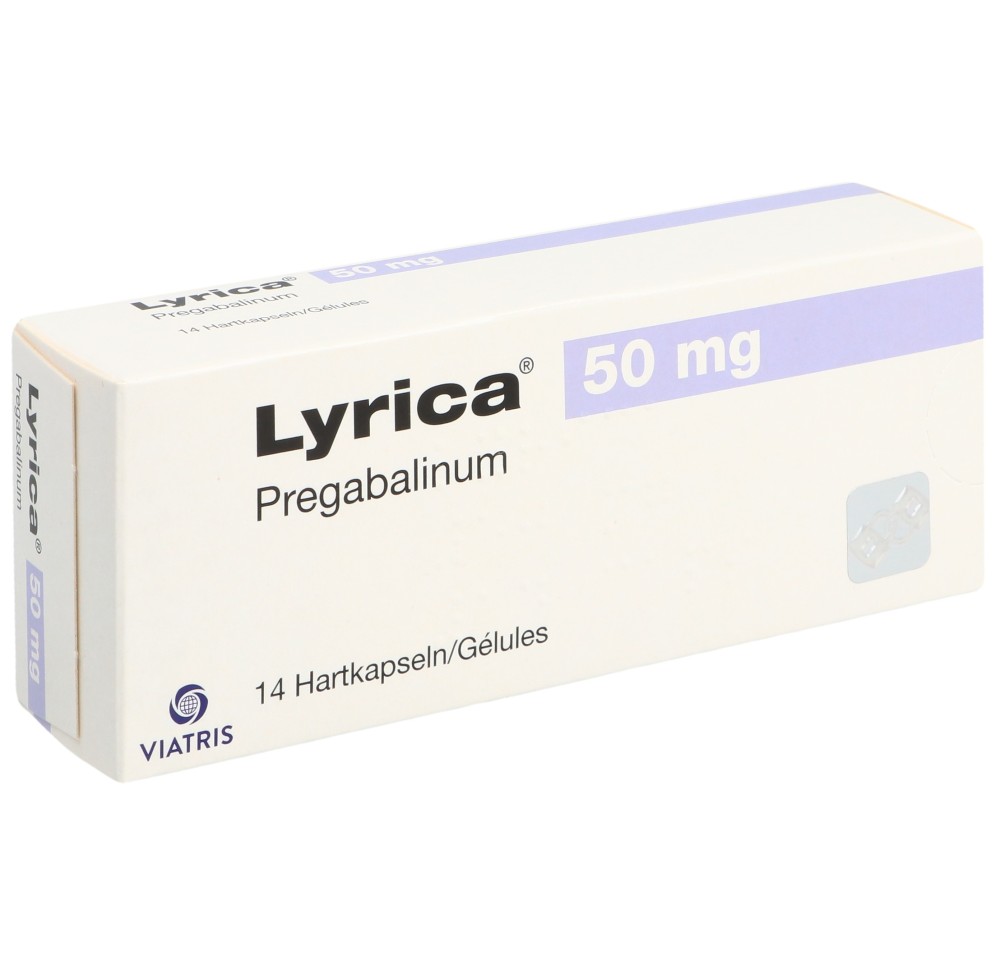 LYRICA caps 50 mg 14 pce