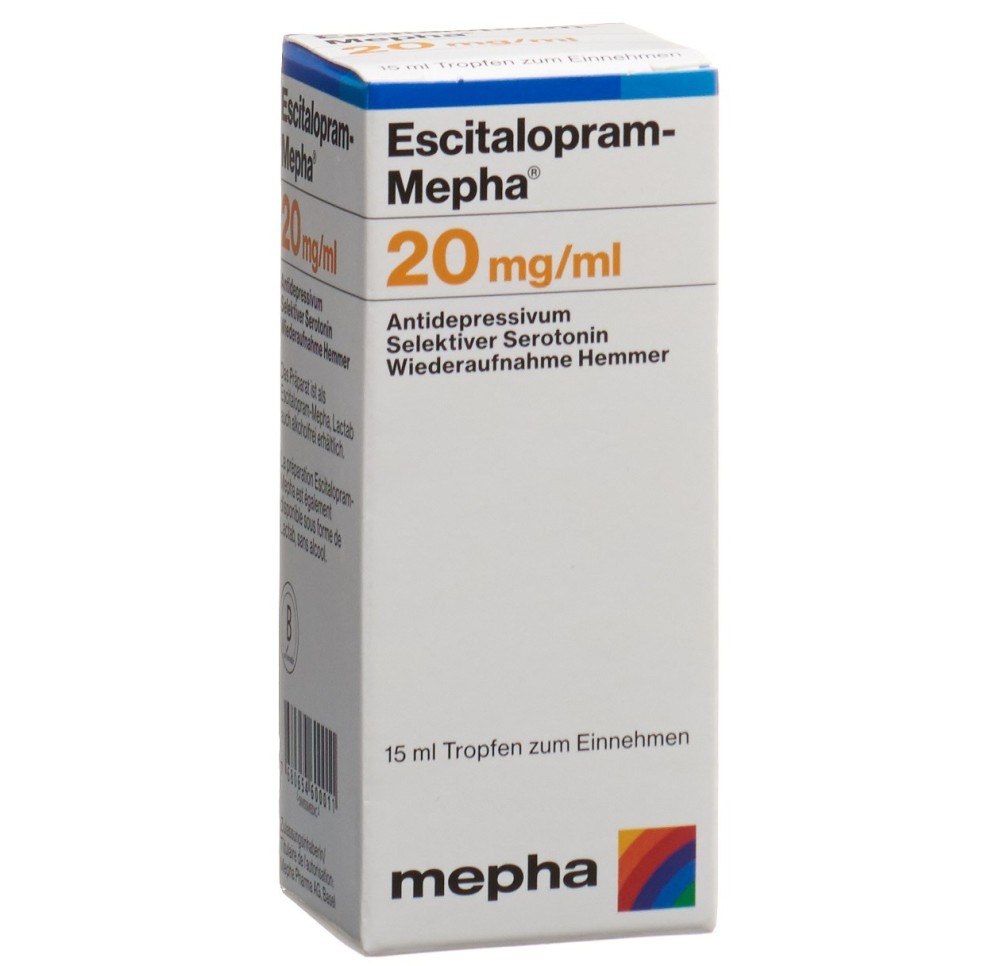 ESCITALOPRAM Mepha gouttes 20 mg/ml fl 15 ml