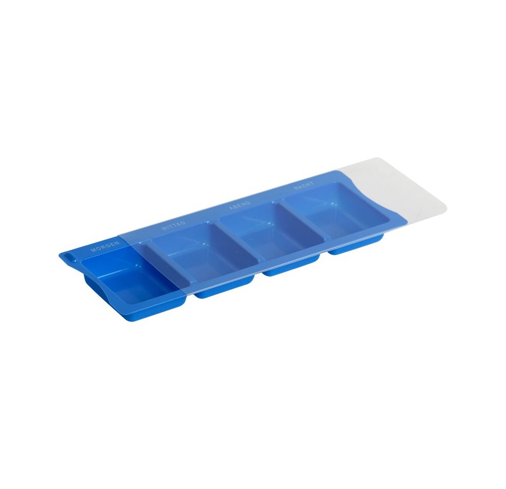 MEDI-INN distributeur médicam XL bleu couv couliss