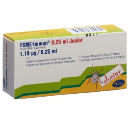 FSME-IMMUN Junior susp inj aig sép ser pré 0.25 ml
