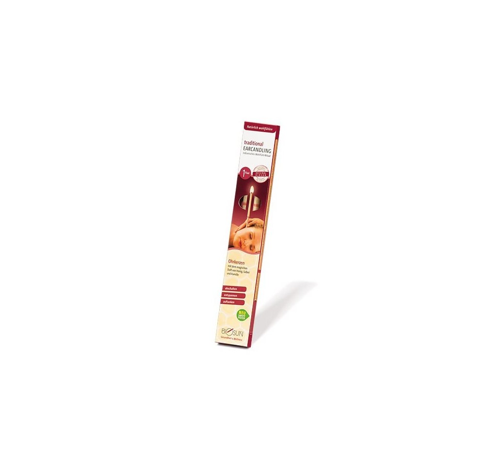 BIOSUN traditional bougie auriculaire 1 paire