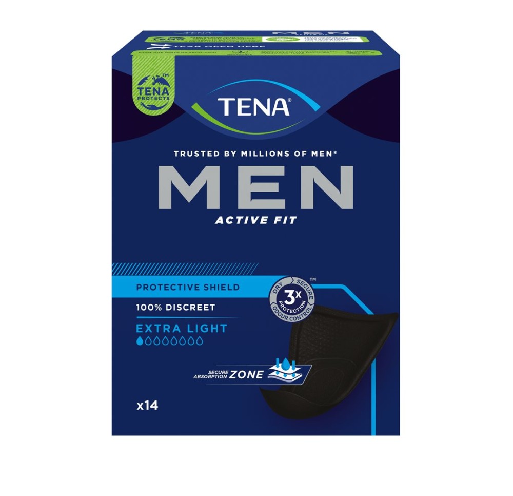 TENA Men Protective Shield Ex Light carton 112 pce