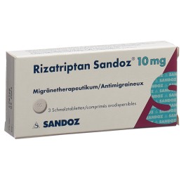 RIZATRIPTAN Sandoz cpr orodisp 10 mg 3 pce