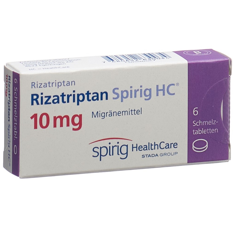 RIZATRIPTAN Spirig HC cpr orodisp 10 mg 6 pce