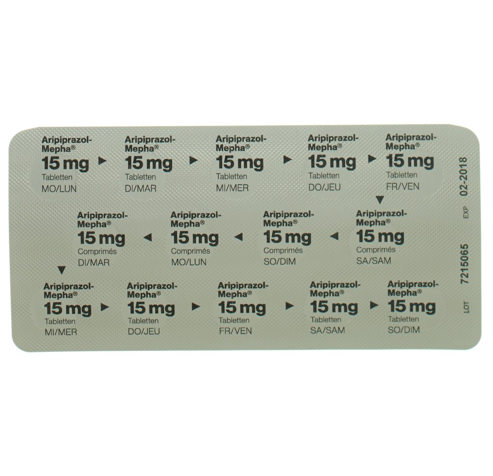 ARIPIPRAZOL Mepha cpr 15 mg 98 pce