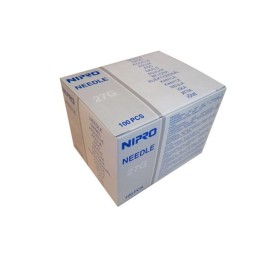 NIPRO aiguilles 0.4x13mm 27Gx1/2" gris 100 pce