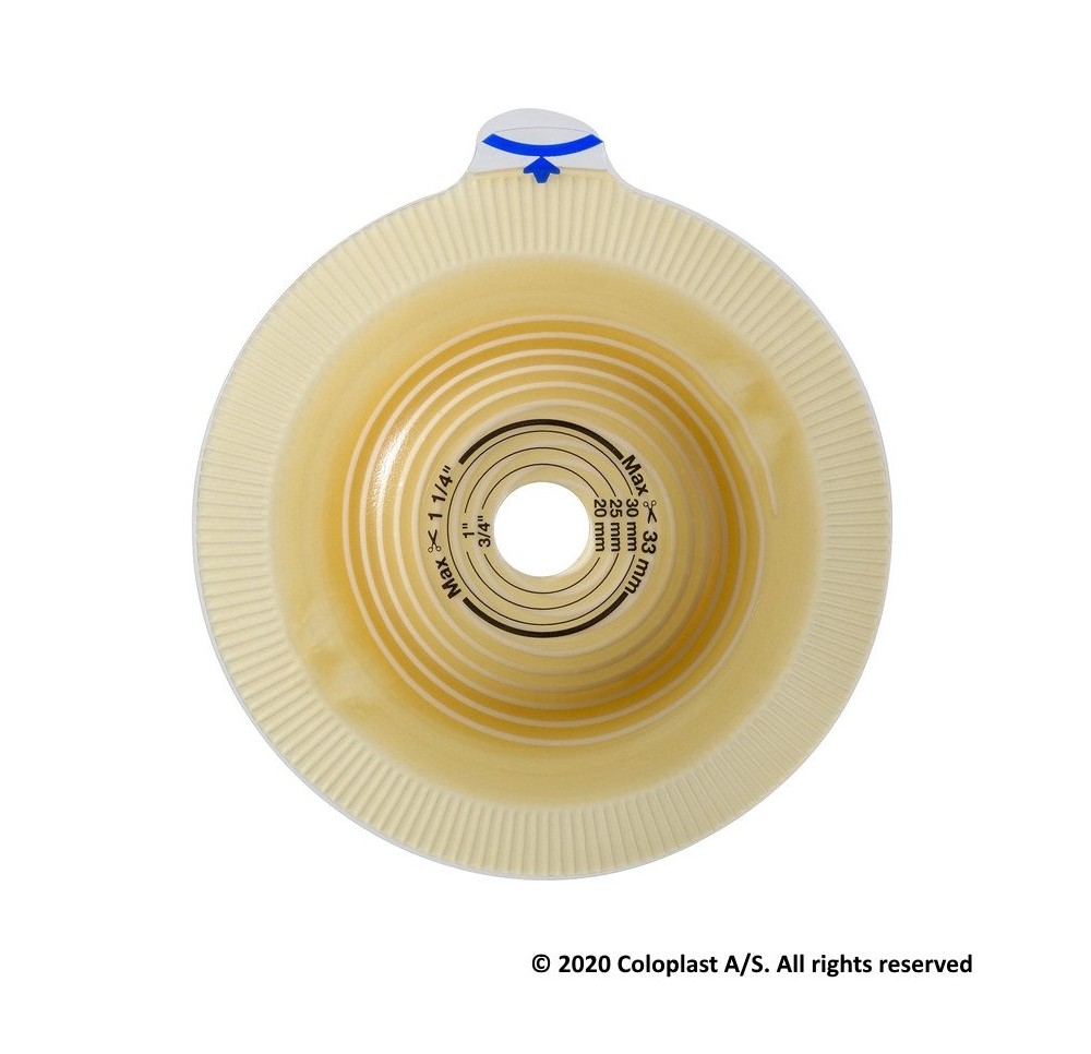 ASSURA plaque base 18/40mm convexe 4 pce