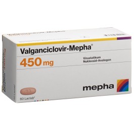 VALGANCICLOVIR Mepha Lactab 450 mg 60 pce