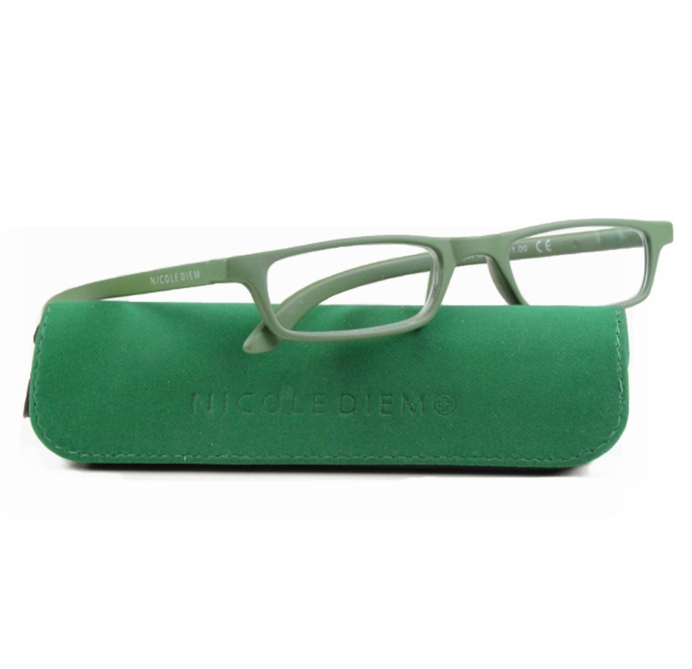 NICOLE DIEM lunettes lecture 1.50dpt Valence vert