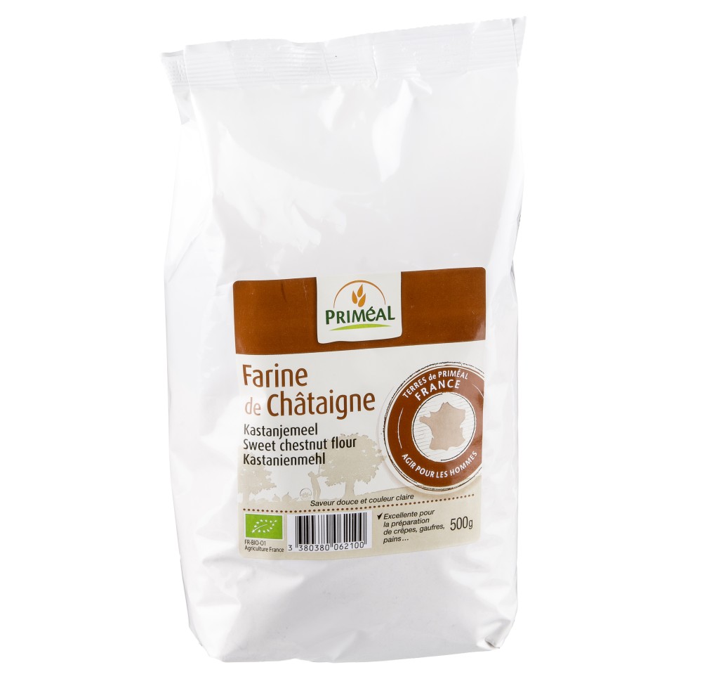 PRIMEAL Farine de châtaigne France 500 g