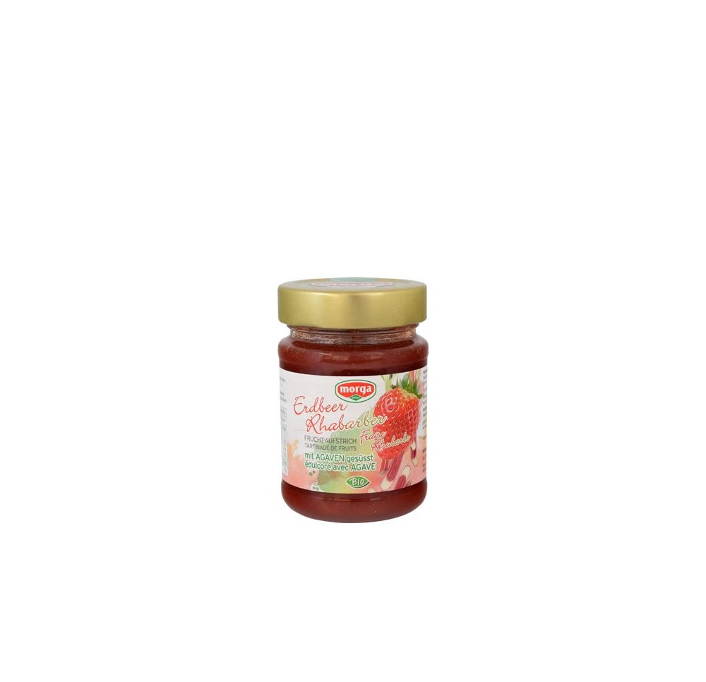 MORGA confitures fruits frai-rhub agave bio 175 g