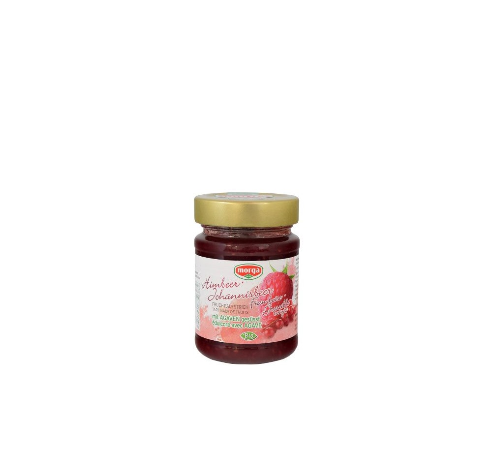 MORGA confitures fruits framb-gros agave bio 175 g