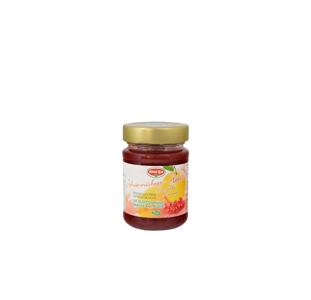 MORGA confitures fruits gros-pomme agave bio 175 g