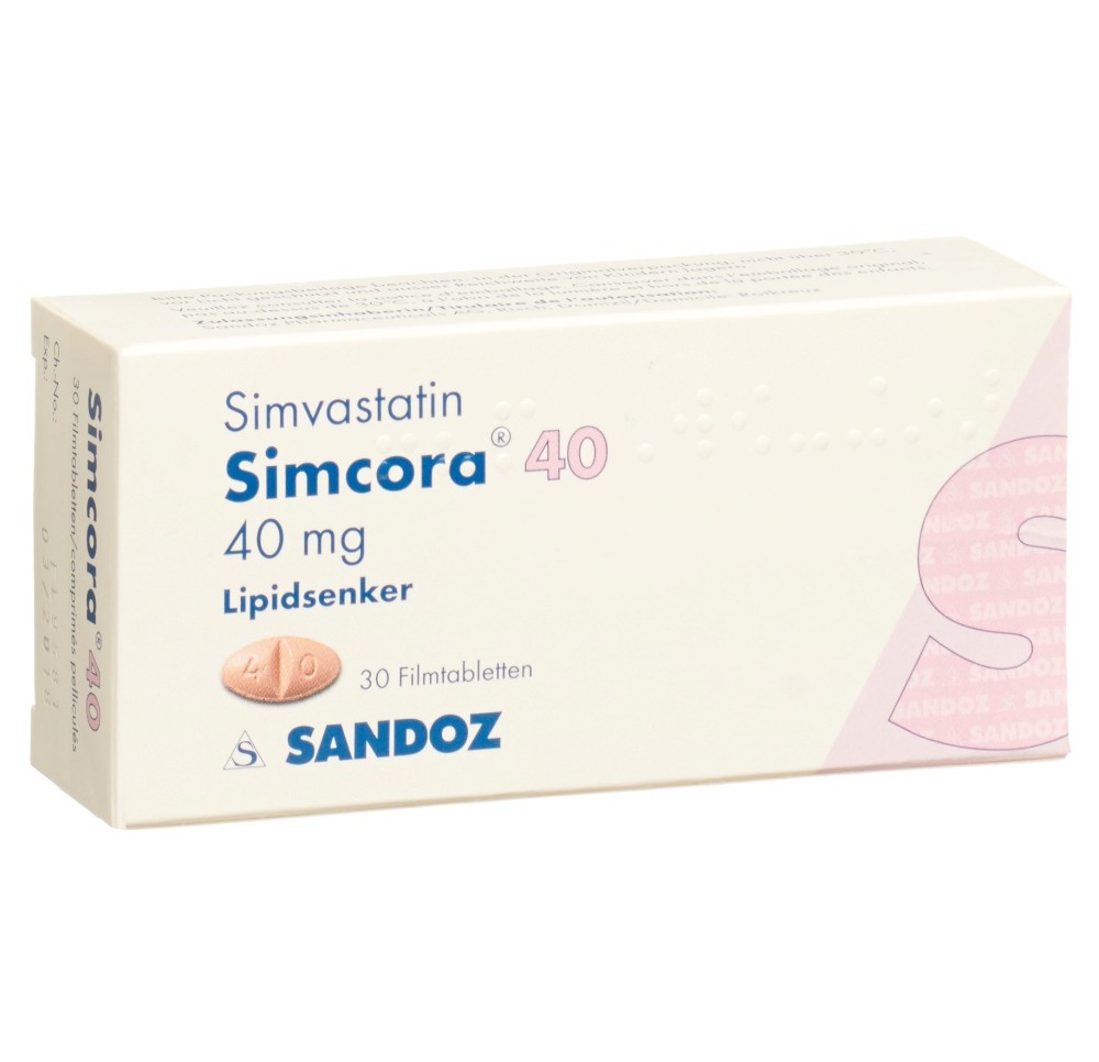 SIMCORA cpr pell 40 mg 30 pce