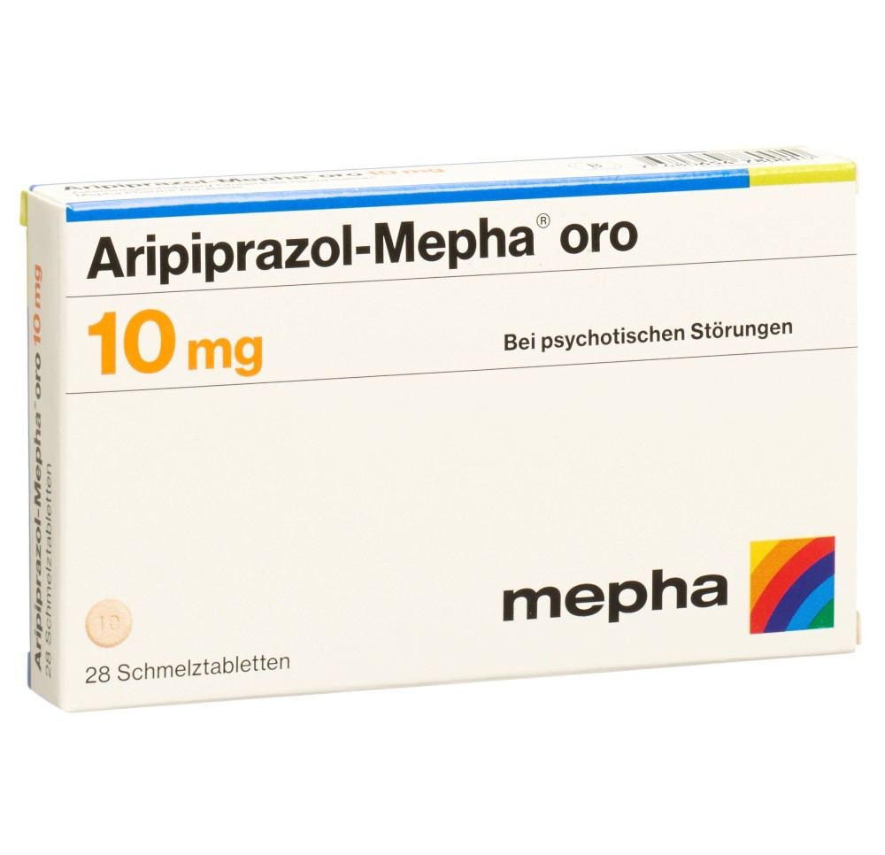 ARIPIPRAZOL Mepha oro cpr orodisp 10 mg 28 pce