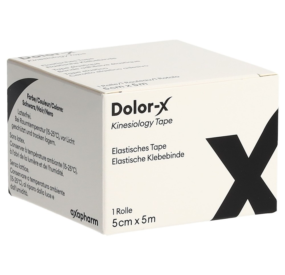DOLOR-X Kinesiology Tape 5cmx5m noir