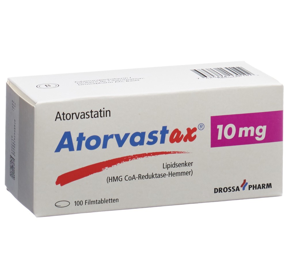 ATORVASTAX cpr pell 10 mg 100 pce