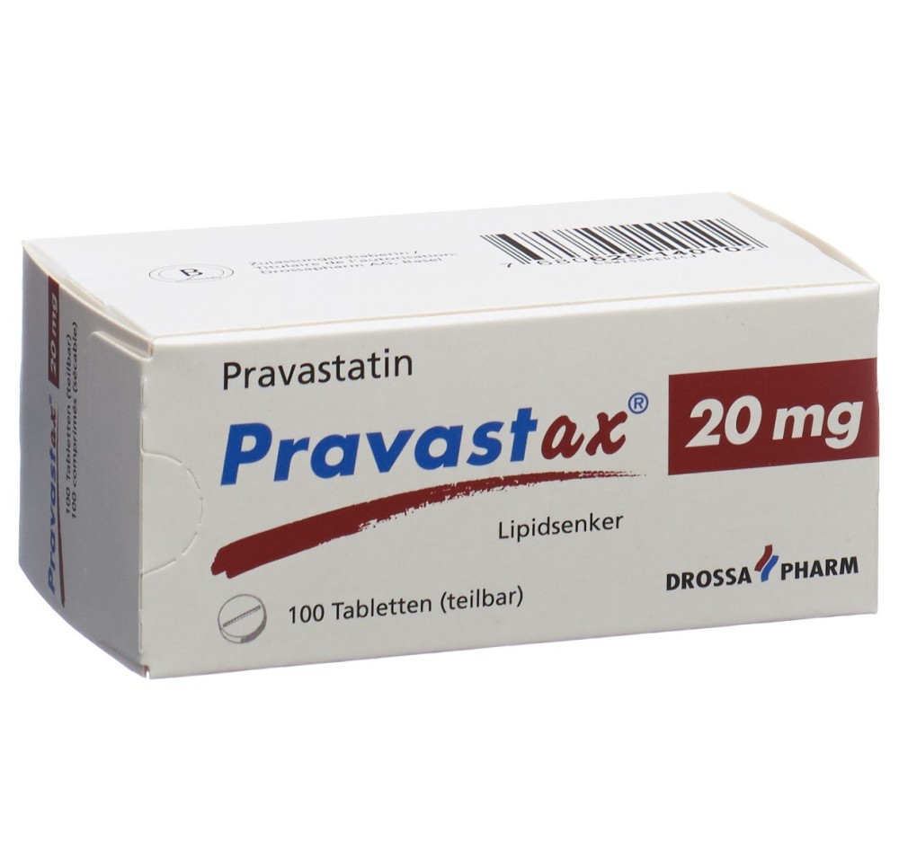 PRAVASTAX cpr 20 mg 100 pce
