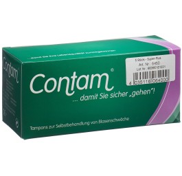 CONTAM tampon vaginal 45mm super plus 5 pce