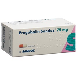 PREGABALINE Sandoz caps 75 mg 56 pce