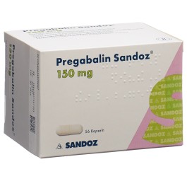 PREGABALINE Sandoz caps 150 mg 56 pce