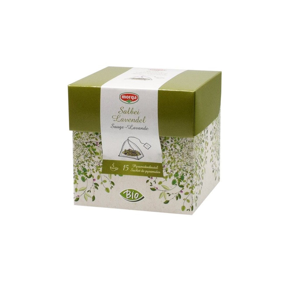 MORGA tisane sauge-lavande pyramide bio 15 pce
