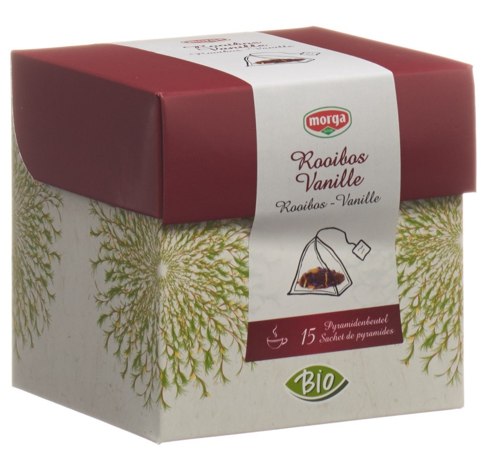 MORGA tisane rooibos-vanille pyramide bio 15 pce