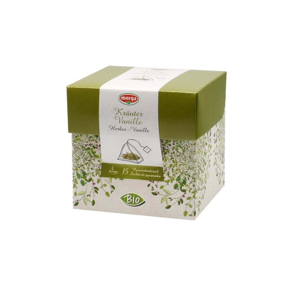 MORGA tisane herbes-vanille pyramide bio 15 pce