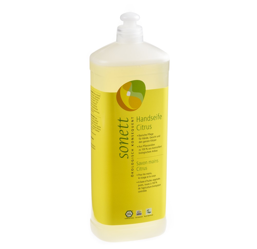 SONETT savon mains citrus recharge 1 lt