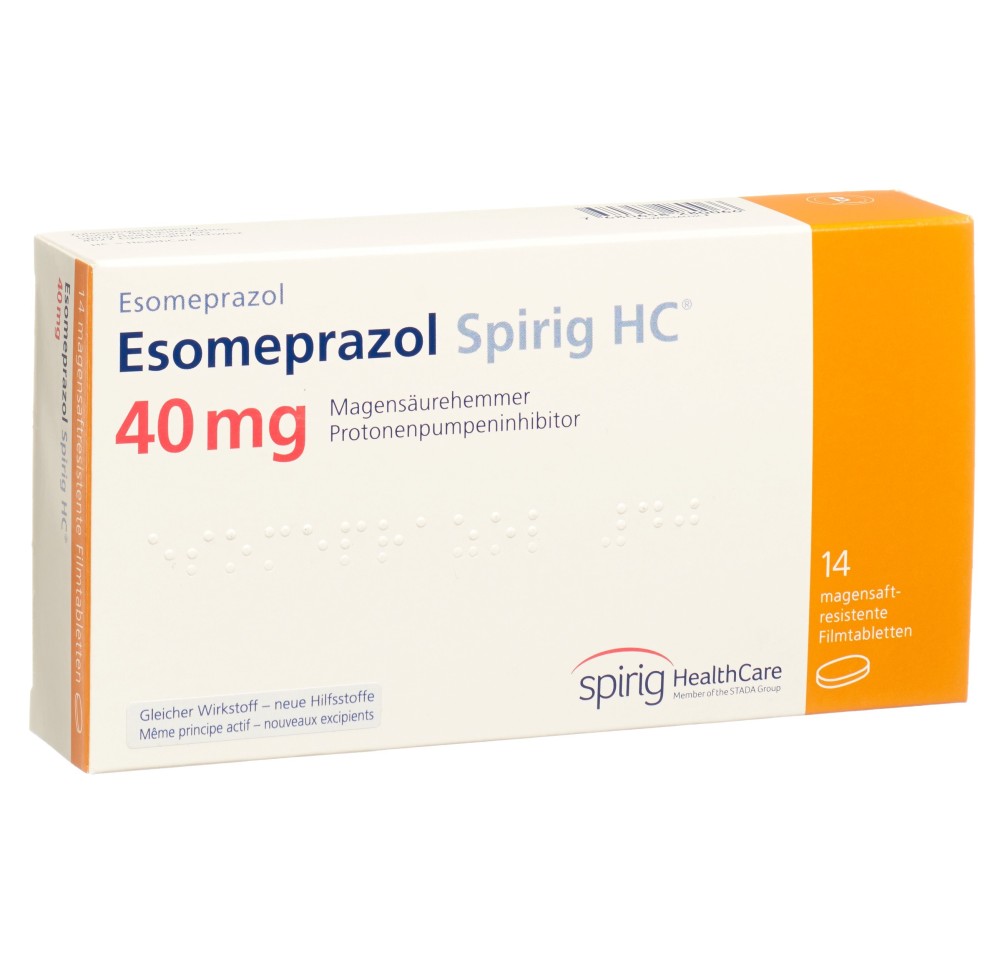 ESOMEPRAZOLE Spirig HC cpr 40 mg 14 pce