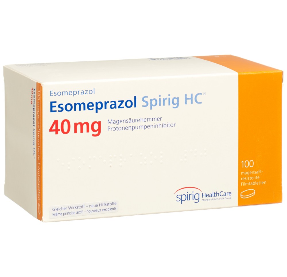 ESOMEPRAZOLE Spirig HC cpr 40 mg 100 pce