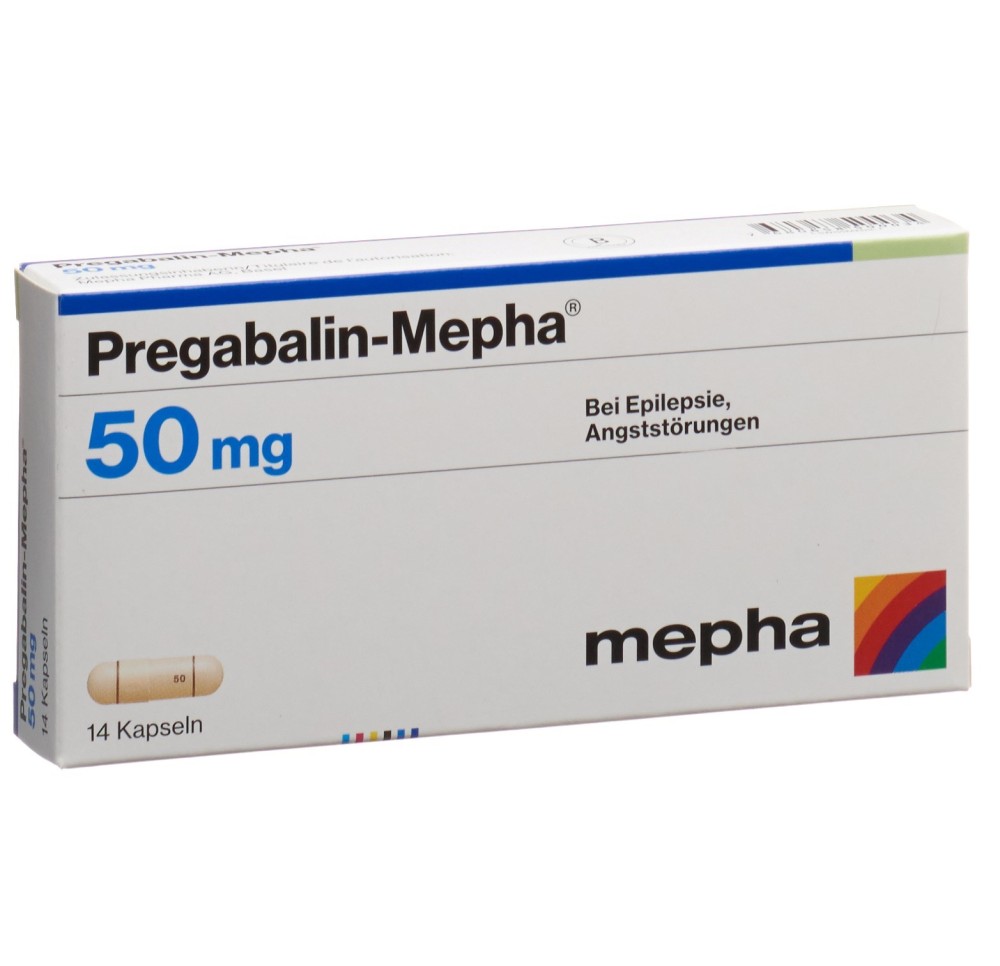 PREGABALIN Mepha caps 50 mg 14 pce