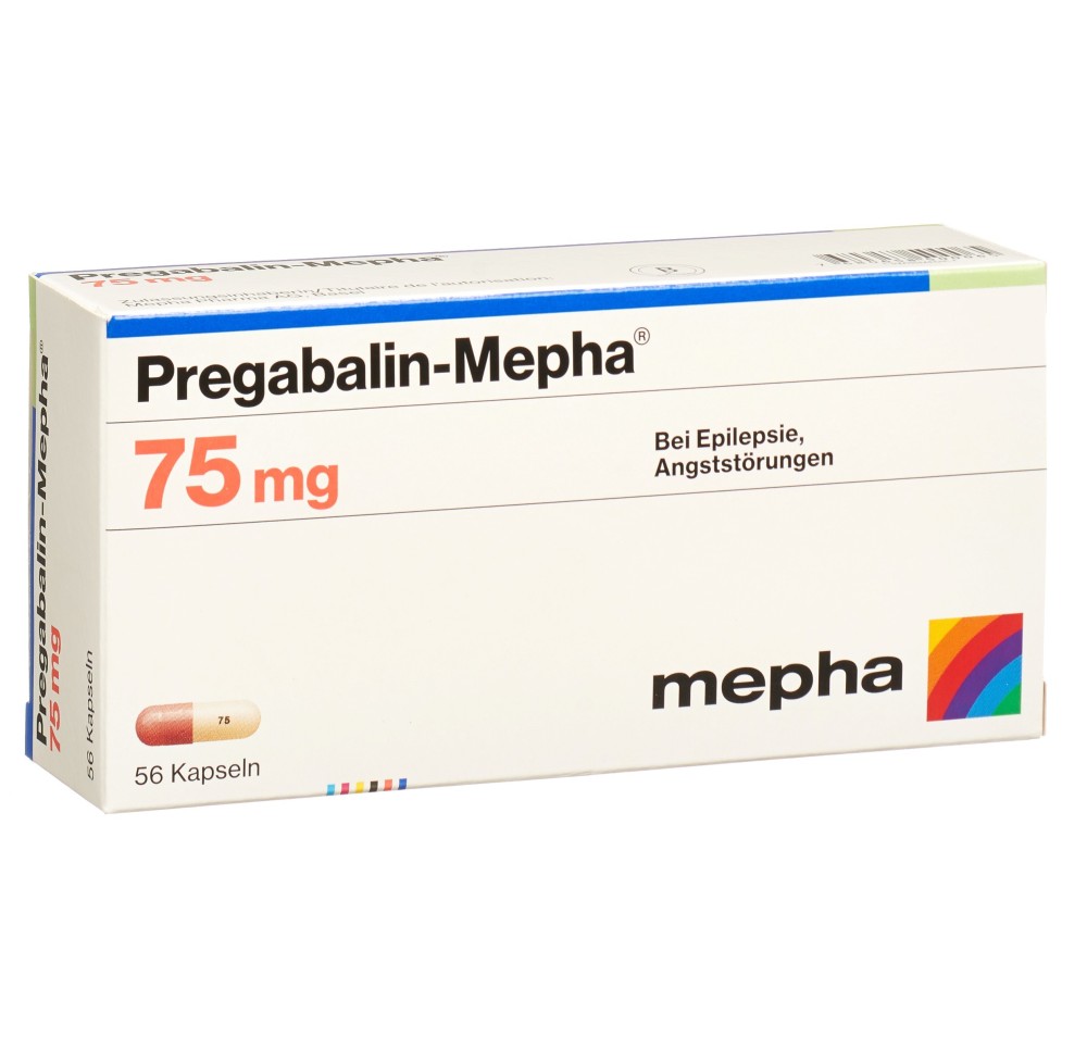PREGABALIN Mepha caps 75 mg 56 pce