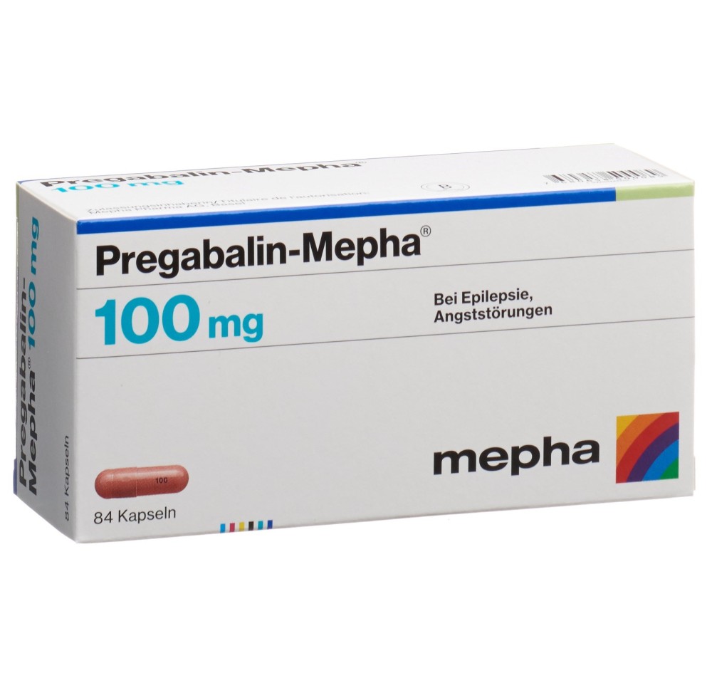 PREGABALIN Mepha caps 100 mg 84 pce
