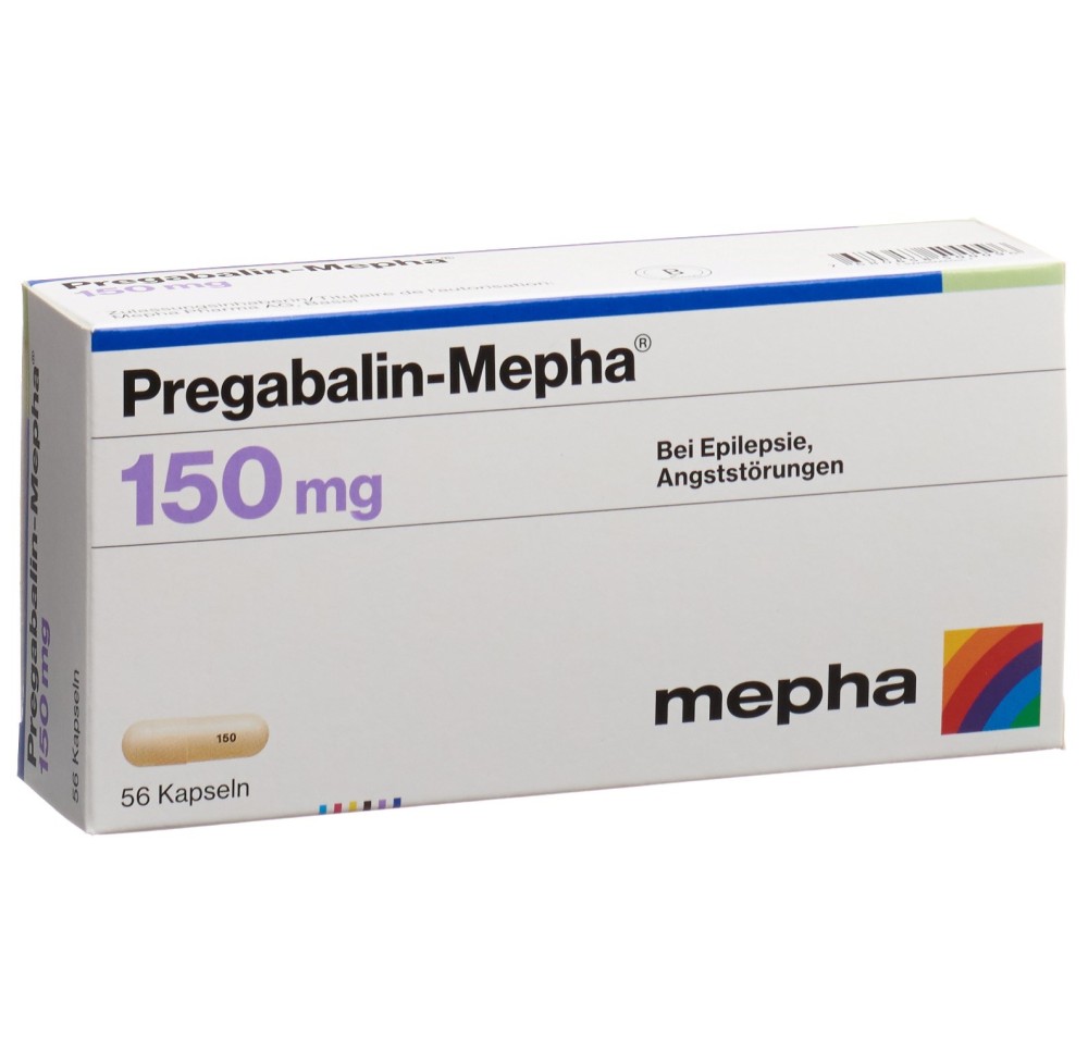 PREGABALIN Mepha caps 150 mg 56 pce