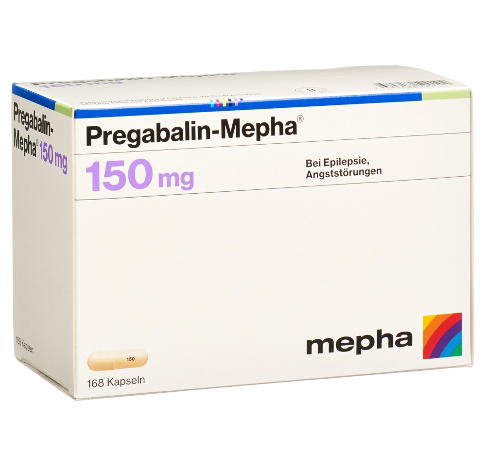 PREGABALIN Mepha caps 150 mg 168 pce