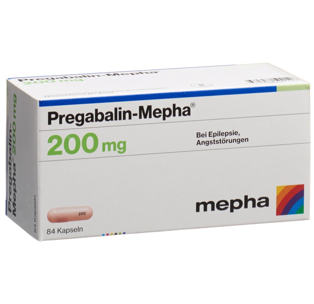 PREGABALIN Mepha caps 200 mg 84 pce