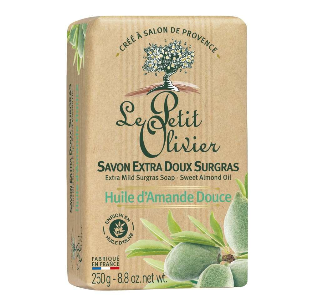 LE PETIT OLIVIER savon surgras amande 250 g