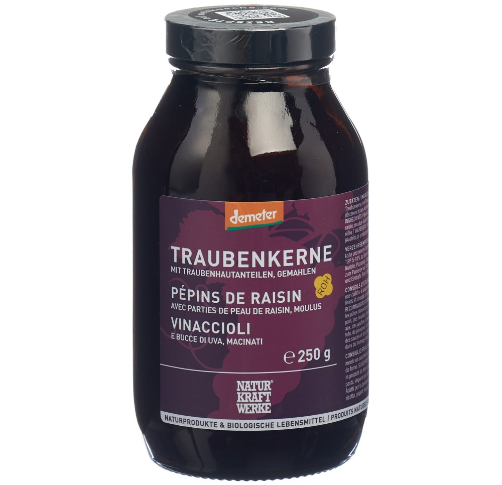 NATURKRAFTWERKE Pépins de raisin Pdr Demeter 250 g
