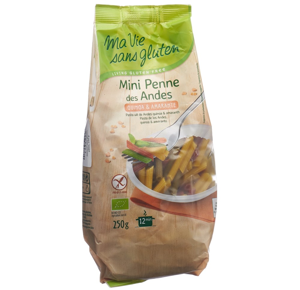 MA VIE S GLUT Mini Penne des Andes tricolore 250 g