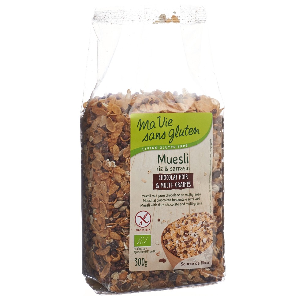MA VIE S GLUT Muesli choc noir&multi-graines 300 g