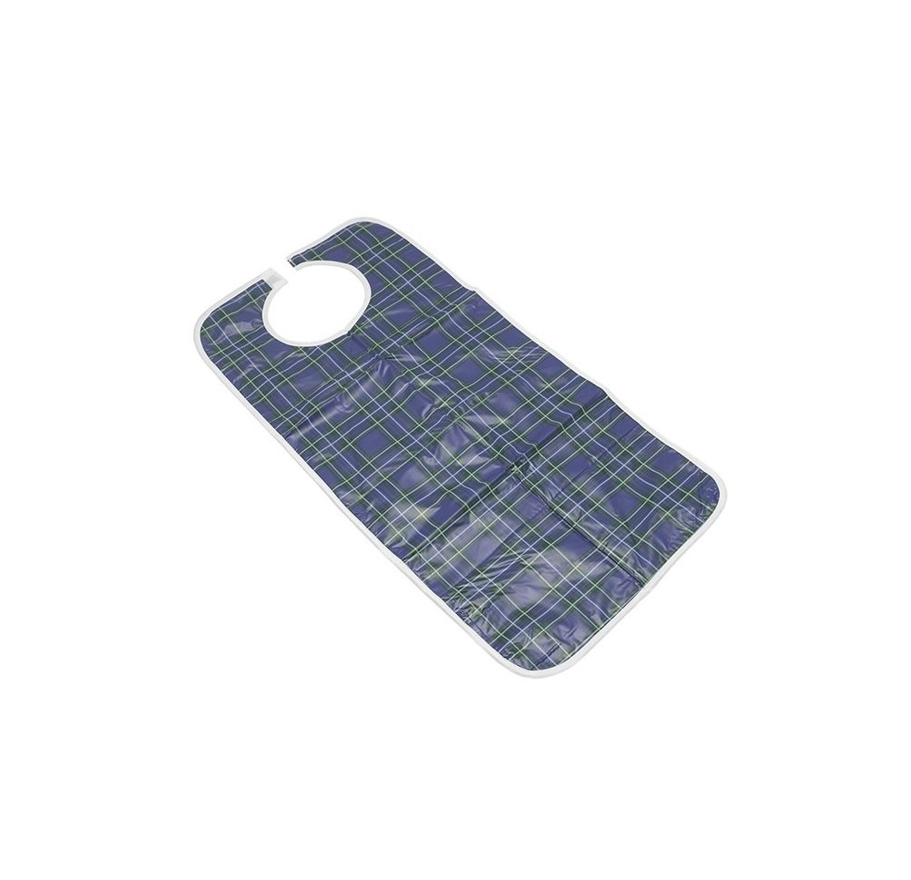 SUNDO bavoir carreaux 45x90cm bleu-vert velcro