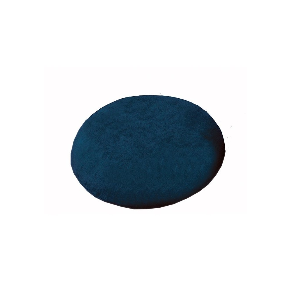 SUNDO coussin rond ø42 cm bleu latex