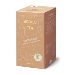 SIROCCO sachets de thé White Peach 20 pce