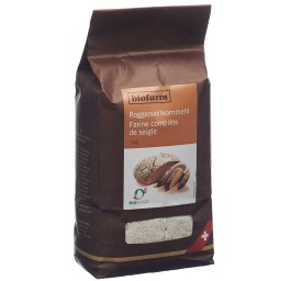 BIOFARM farine complète seigle bourgeon sach 1 kg